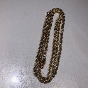 REAL 10k Gold Rope Chain Stamped 10k